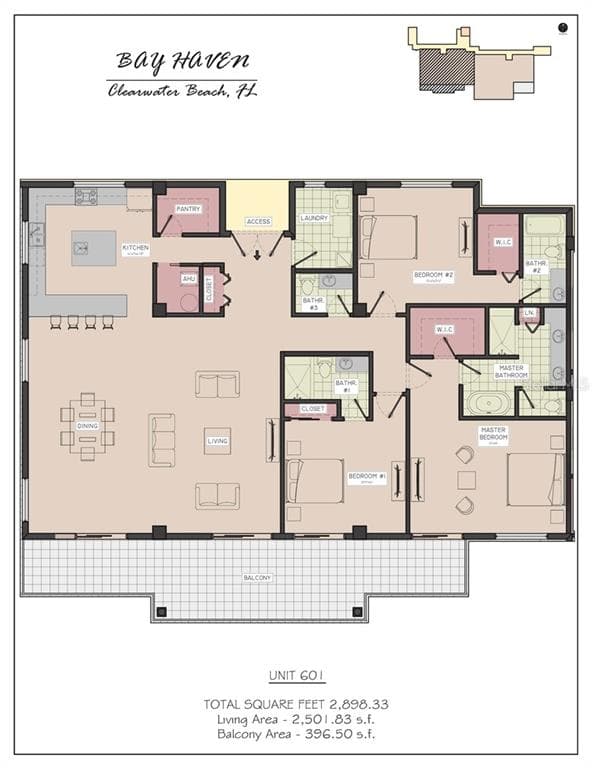 64 BAY ESPLANADE Unit 601, CLEARWATER, FL 33767 photo 2