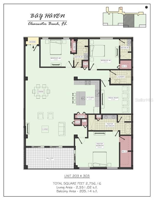 64 BAY ESPLANADE Unit 303, CLEARWATER, FL 33767 photo 2