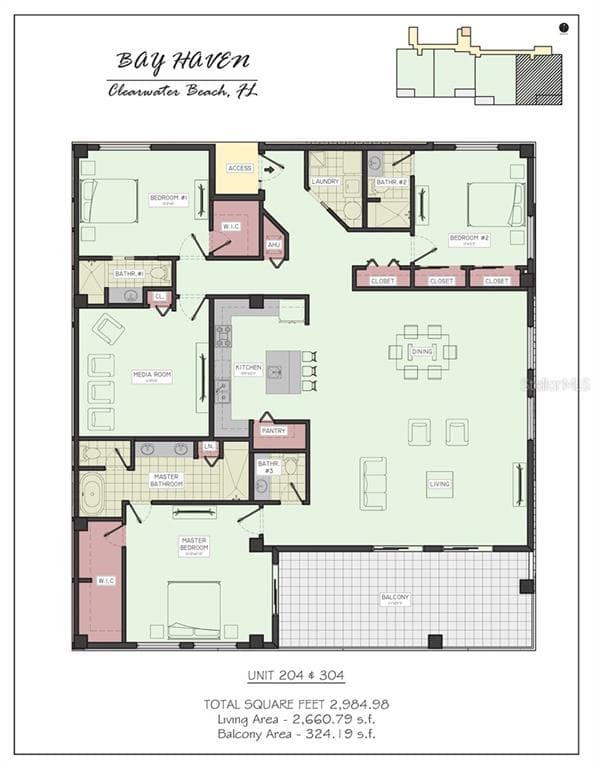 64 BAY ESPLANADE Unit 204, CLEARWATER, FL 33767 photo 2