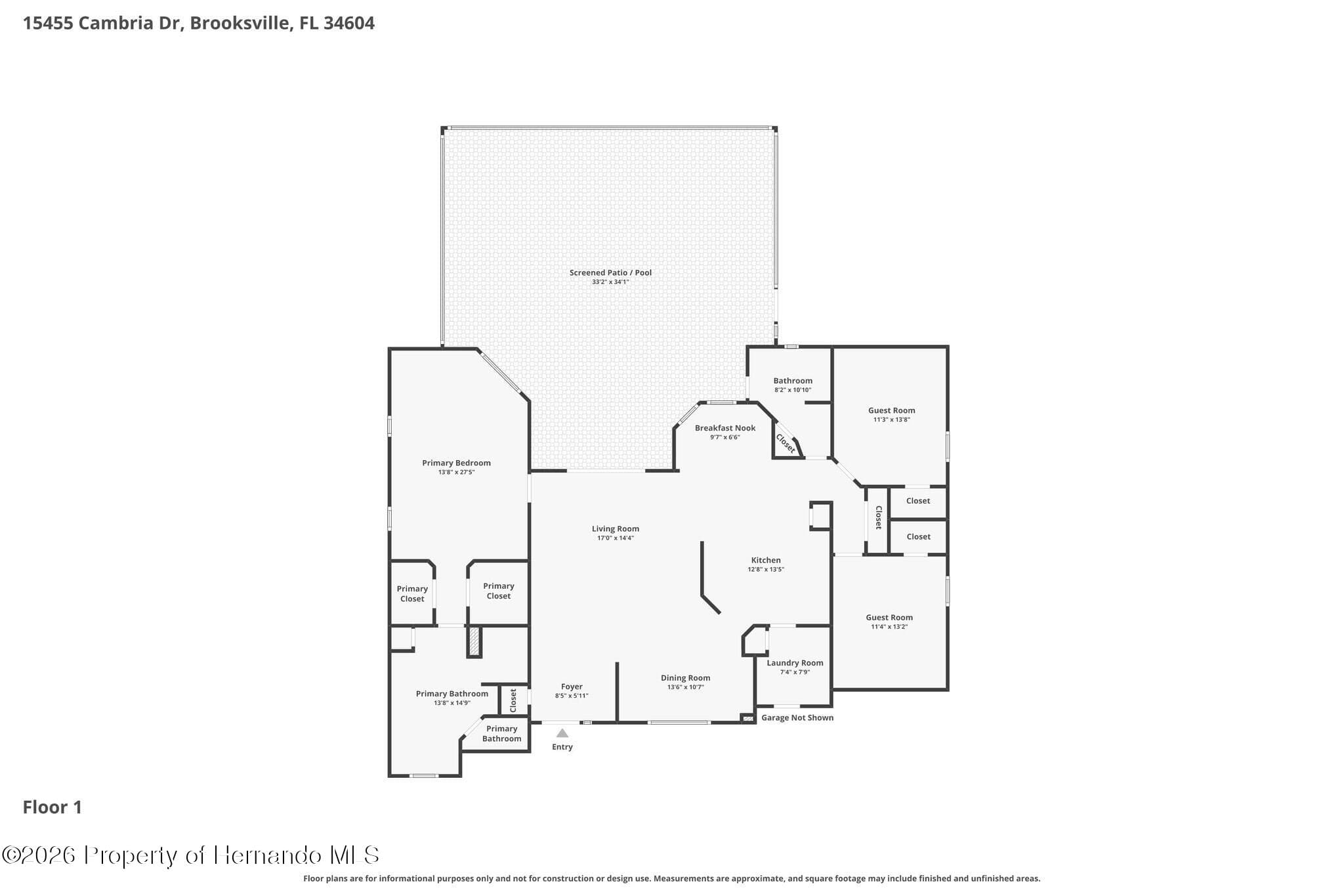 15455 Cambria Drive, Brooksville, FL, 34604 photo 3