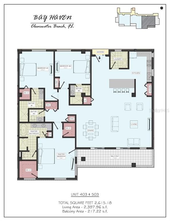 64 BAY ESPLANADE Unit 503, CLEARWATER, FL 33767 photo 3